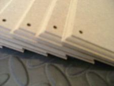 5 x PLAQUES  MDF 10" x 4"