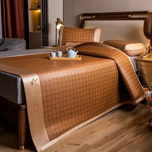 Ice rattan bed - ice,