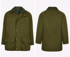 NEW MENS WARM TWEED PADDED
