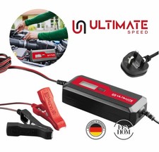 6/12V Car Motorcycle Battery Charger 1.2-120Ah LCD Display & Overload Protection