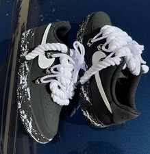 Nike Custom Splatter Black