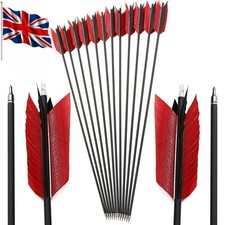 12pcs carbon arrows flu - carbon,