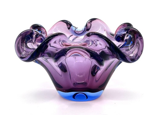 Vintage murano freeform bowl - murano,