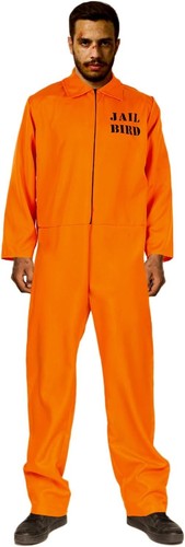 Mens prisoner costume - mens, overall