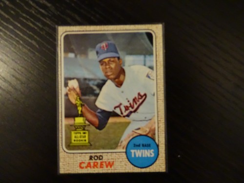 1968 topps baseball card rod - card,
