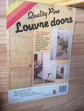 Louvre Door, Natural Pine 760x455mm (30x18 inches), thickness 22mm