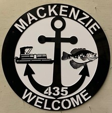 Custom 24" Anchor Sign With