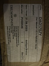 Drummonds Pair Manuel 1/2 Inch
