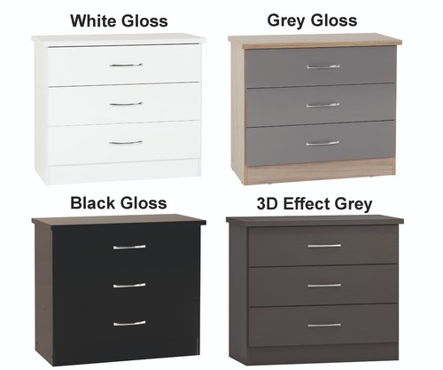 Nevada white gloss - gloss, bedroom