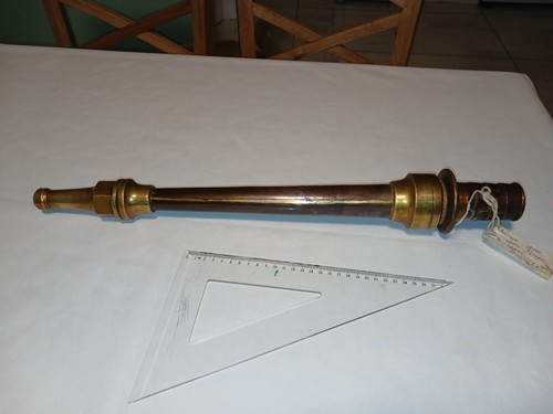 Vintage fire hose - vintage, nozzle