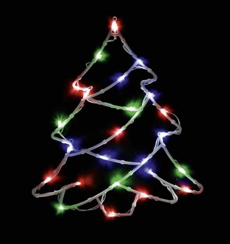 Christmas tree silhouette - christmas,