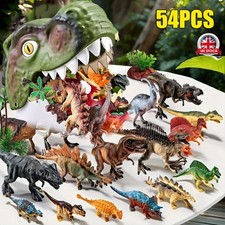 54PCS Large Dinosaur Figure Toy Educational Simulated Dinosaur Model Dinosaur UK