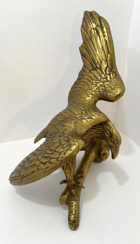 Vintage large brass eagle - vintage,