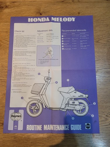 Honda melody moped - melody,
