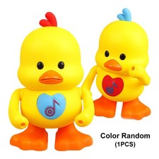 Cute Dancing Duck Musical Toys Light Up Singing Walking Ducks Early Learning Toy
