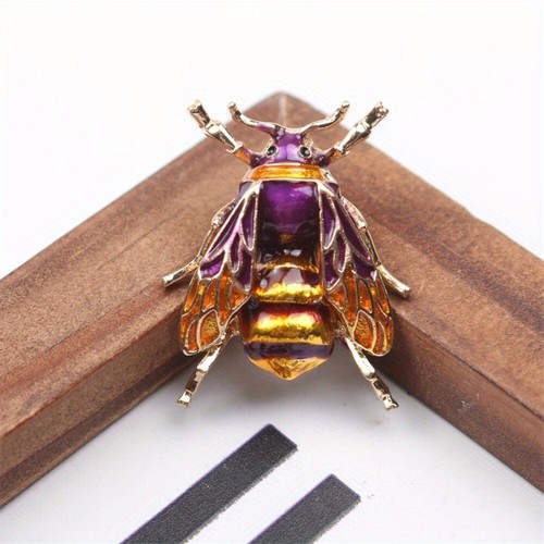 Purple gold bumblebee - purple, honey