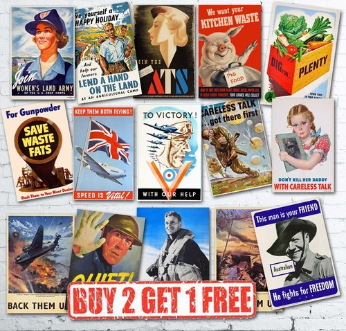 Vintage allied ww2 poster - allied,