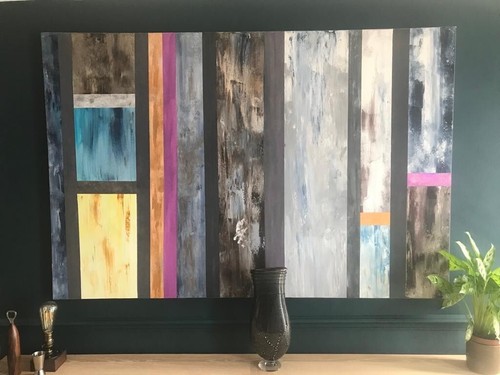 Original hand painted signed