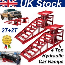 2 x Heavy Duty Metal Car Ramp