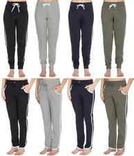 Womens Cotton Stripe Jogging