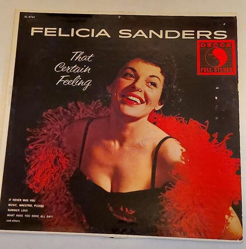 Felicia sanders that certain - sanders,