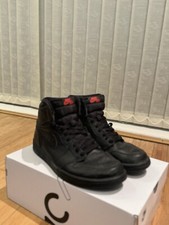 Nike Air Jordans Blacked Out RARE - Used Mens UK Size 9 