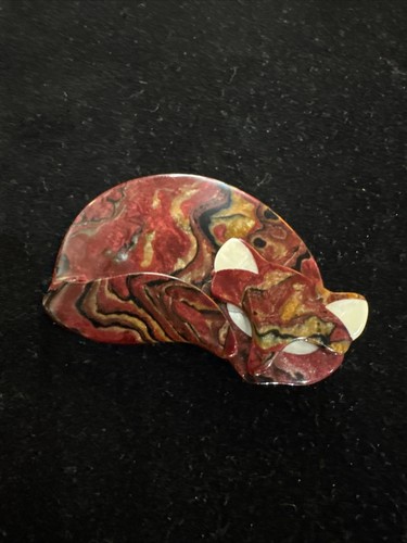 Lea stein brooch - stein, sleeping
