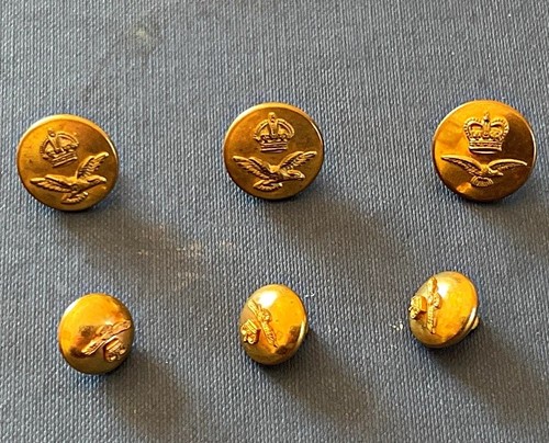Raf mess dress buttons - raf, (3