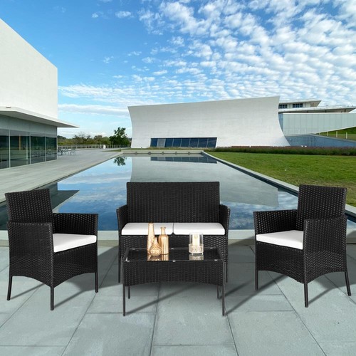Pcs patio furniture rattan - 4,