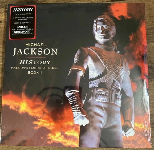 Michael jackson orange vinyl - michael,