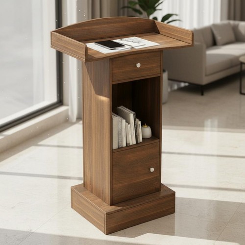 Reception desk lectern wide - desk,