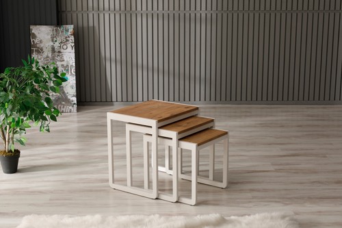 Piece nesting end table set - nesting,