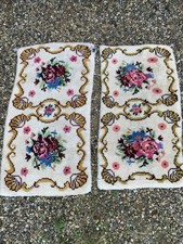 Pair Vintage Retro Latch Hook