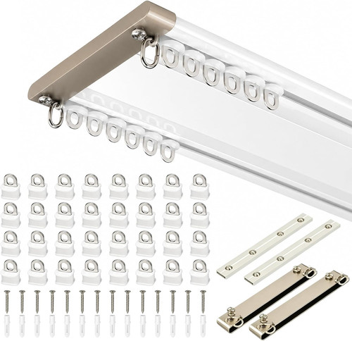 Double curtain track - double,