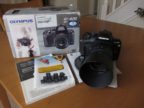 Olympus e420 camera - and, zuiko