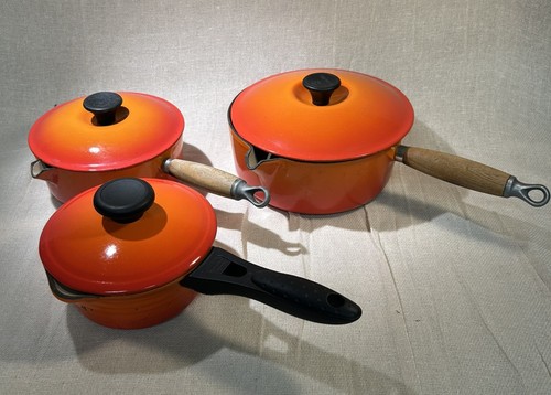 Vintage creuset saucepans - creuset, x