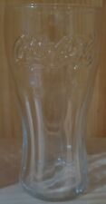 Coca-Cola Branded Clear, Embossed Half Pint Glass 16oz