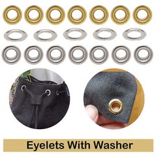 50-1000pcs 6.5mm Metal Eyelets