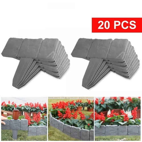 Garden edging border imitation - garden,