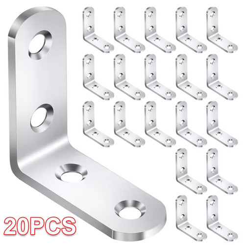 20pcs brackets stainless - 20pcs,