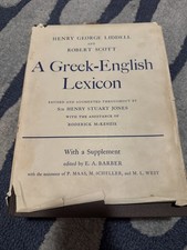 A Greek-English Lexicon H. G