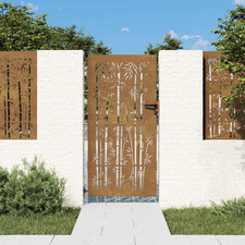 Garden Gate Corten Steel Rusty