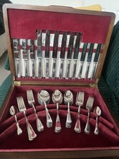 Elkington Aegean Silver Canteen of Cutlery Set