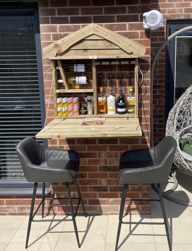 Garden wall bar with folding - garden,