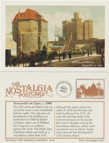 Postcard newcastle tyne old - newcastle,