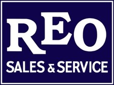 REO Autos & Trucks Sales & Service NEW METAL SIGN: 9" x 12" & Free Shipping