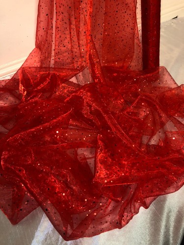 Mtr red sparkly - mtr, sequin