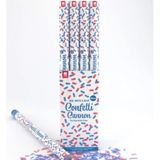 Confetti Cannon 80cm Red White