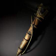 Large Weighty French Vintage Torchere Wall Light / Wall Sconce Brass - Medieval