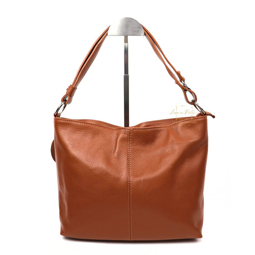 Genuine grain leather shoulder - genuine,